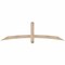 Ekena Millwork Bellingham Smooth Timber Gable Bracket, Douglas Fir, 72"W x 21"H x 3 1/2"D x 3 1/2"F, 7/12 Pitch GBW072X21X0404BEL00SDF - alternate 1